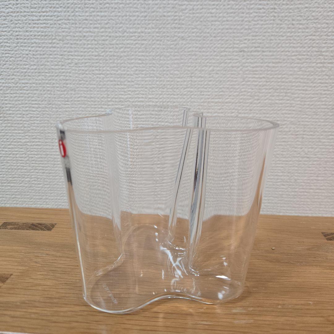 【未使用】イッタラ  アルヴァ・アアルトベース 95mm クリア