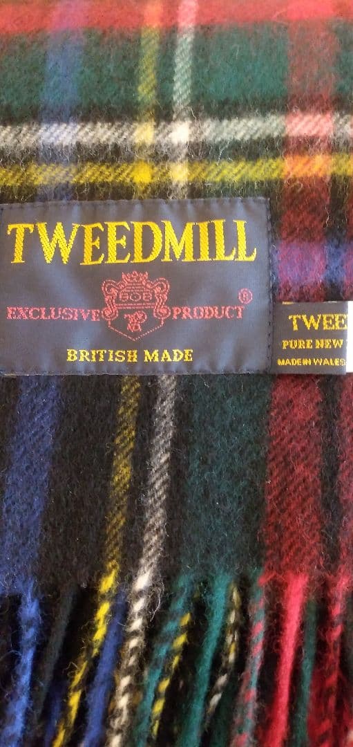 TWEEDMILL ツイードミル 大判ストール♪