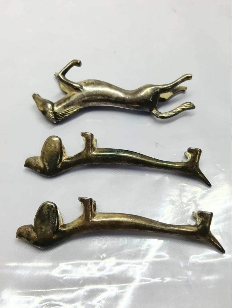 箸置き 馬 犬 ダックスフンド ヴィンテージ 3点 インテリア 置物