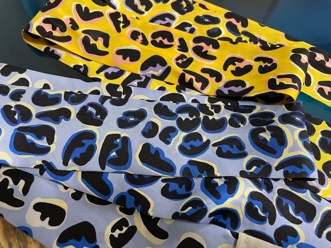 ゆ*ん様 訳あり フェンディ FENDI ラッピースカーフ 2本セット シルク