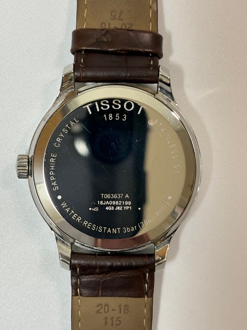 【美品】TISSOT トラディション パーペチュアルカレンダー T063637A