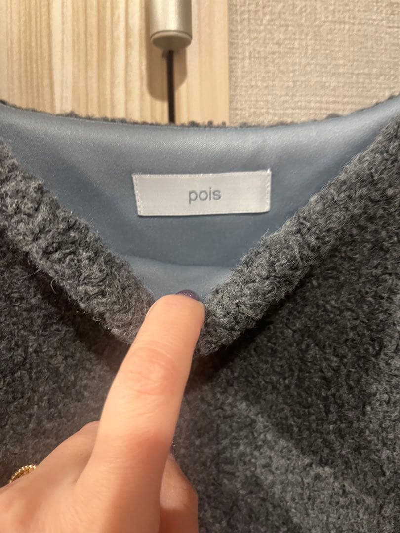 完売 ポワpois ワンピ　square poodle onepiece