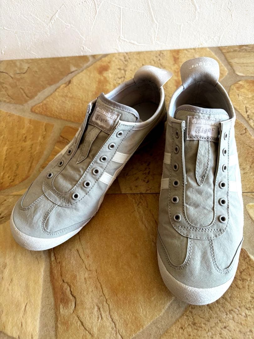 Onitsuka Tiger メキシコ66スリッポン　ライトグレー スニーカー