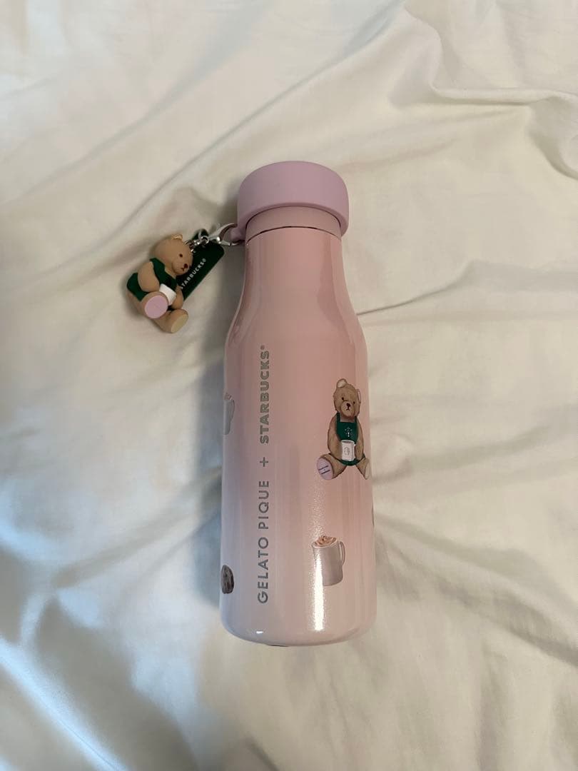 新品 GELATO PIQUE + STARBUCKS 水筒 ピンク