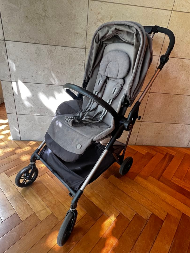 サイベックス　メリオ　ソーホーグレー　ベビーカー　AB型　新生児使用可