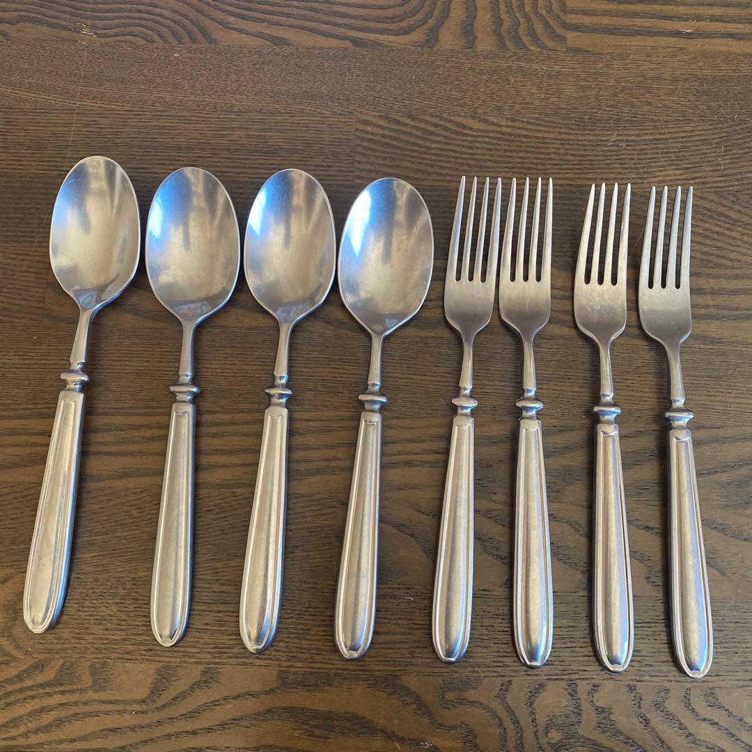 ピカード＆ヴィールプッツ　テーブルスプーンフォーク合計8点