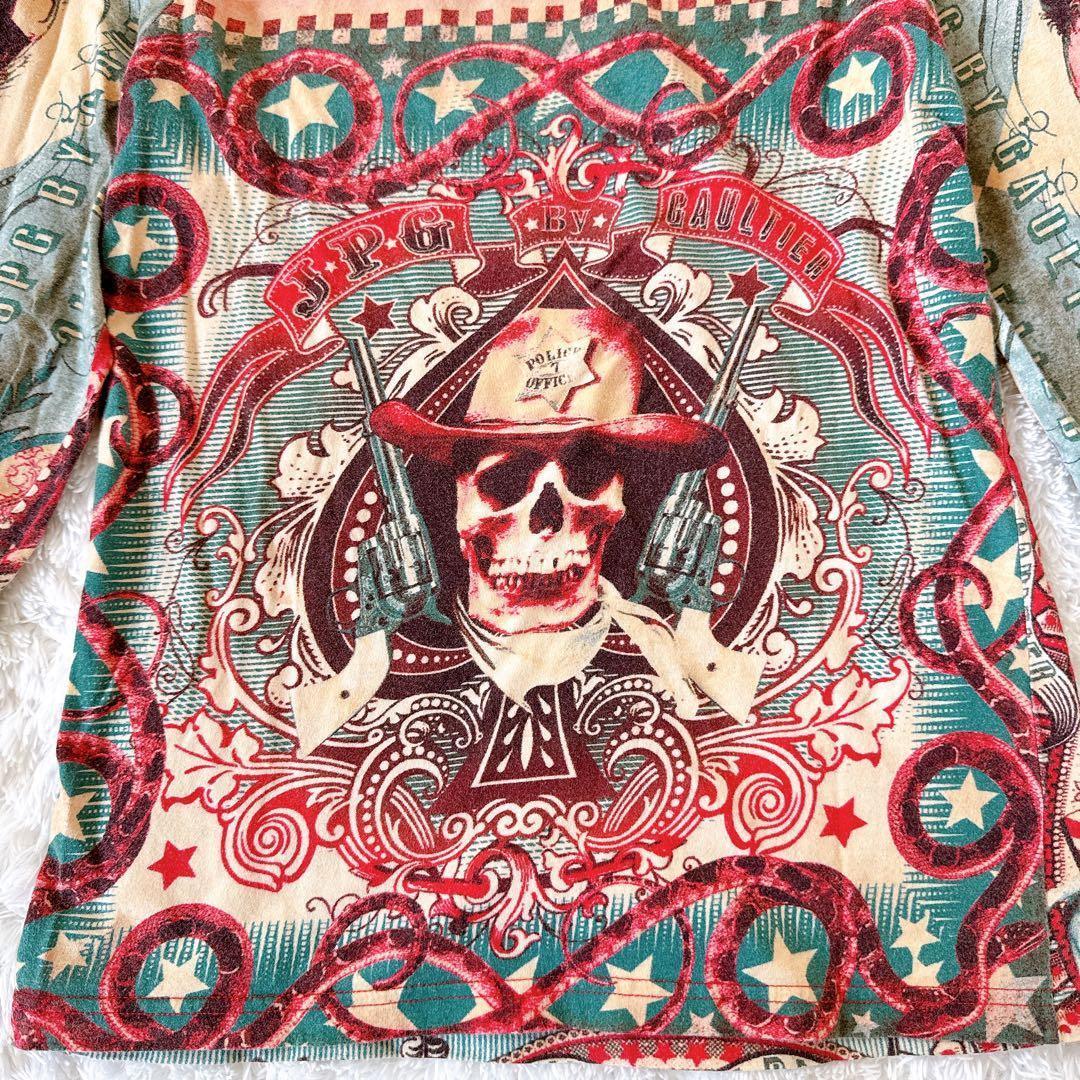 激レア◆JeanPeaul GAULTIER 長袖カットソー ネイティブ y2k