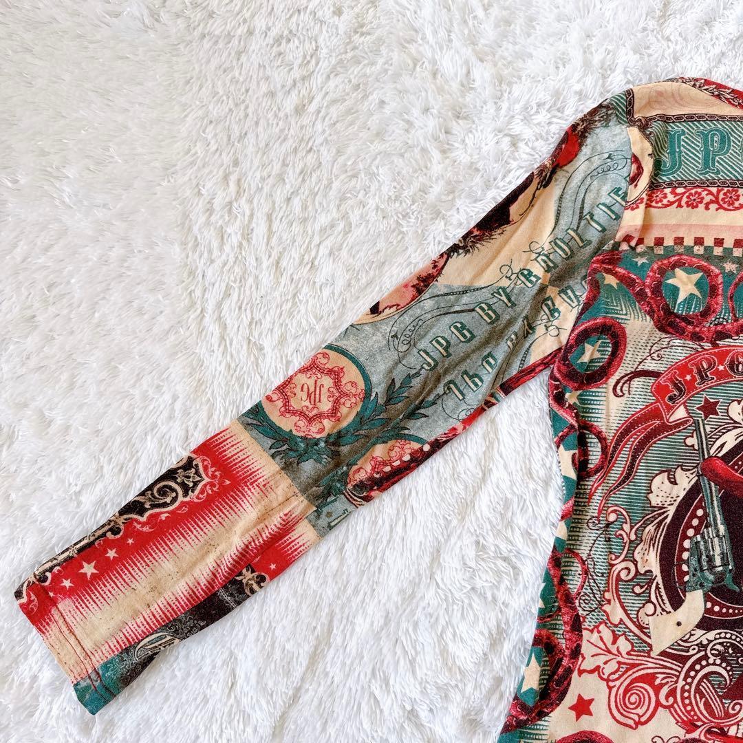 激レア◆JeanPeaul GAULTIER 長袖カットソー ネイティブ y2k