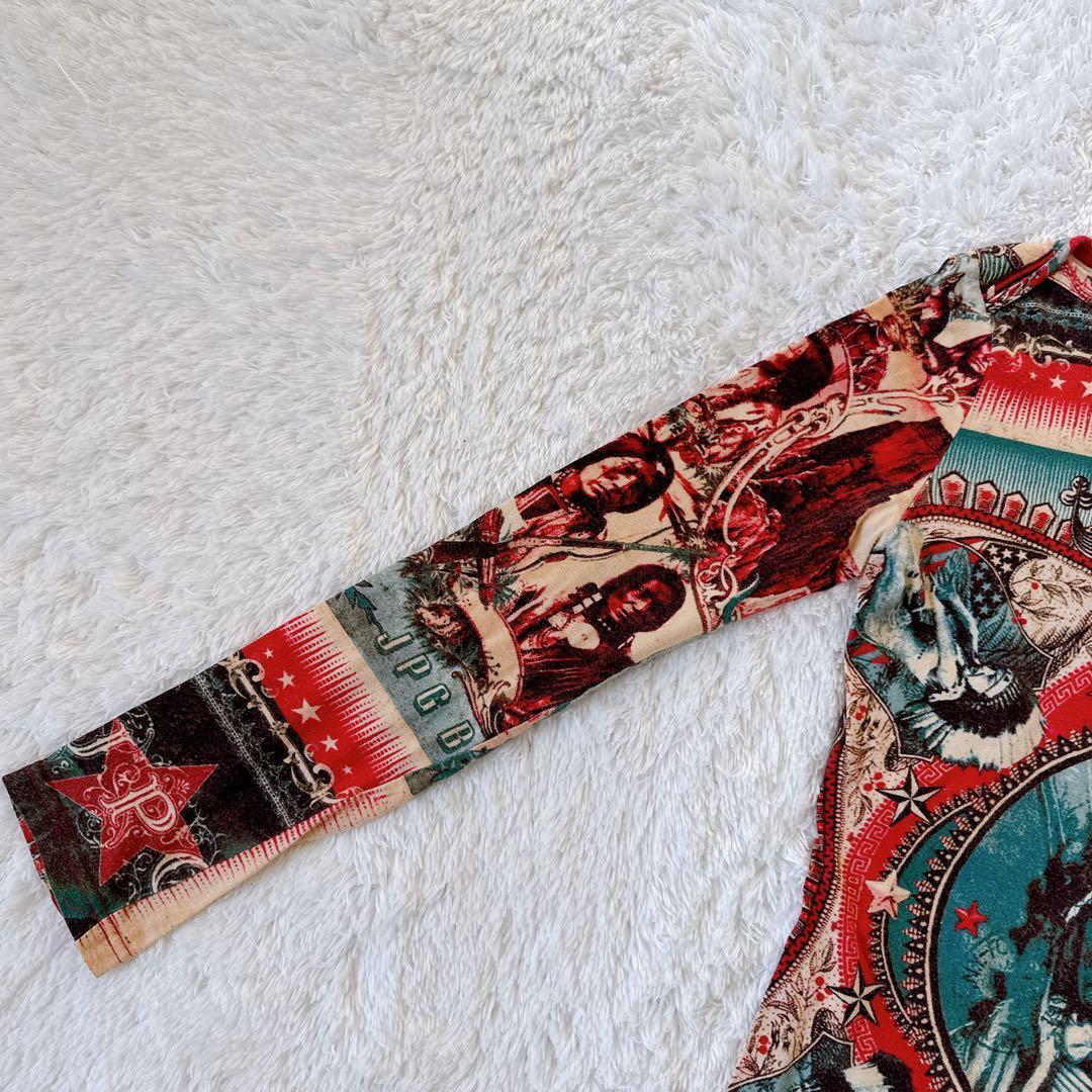 激レア◆JeanPeaul GAULTIER 長袖カットソー ネイティブ y2k