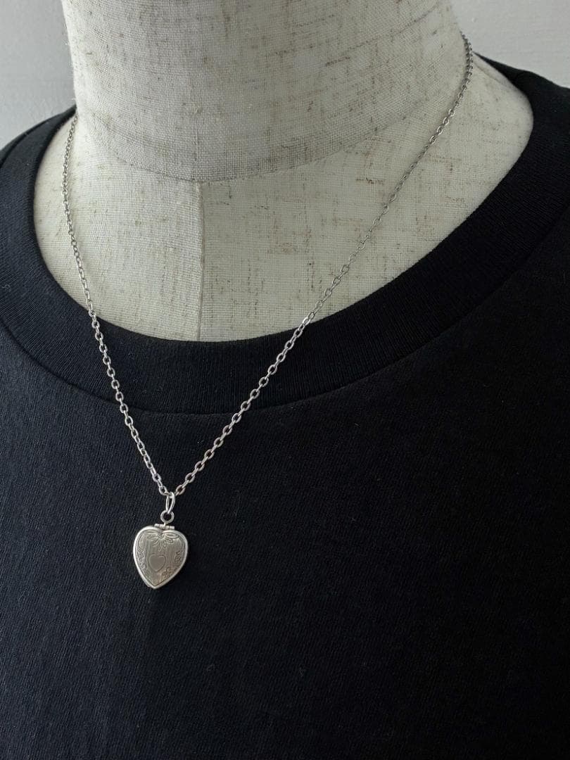 スウィートハートジュエリー ハート シルバー ヴィンテージ ネックレス 訳あり