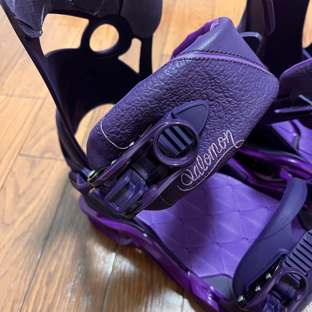 【SALOMON】MIRAGE スノーボード ビンディング パープル Mサイズ
