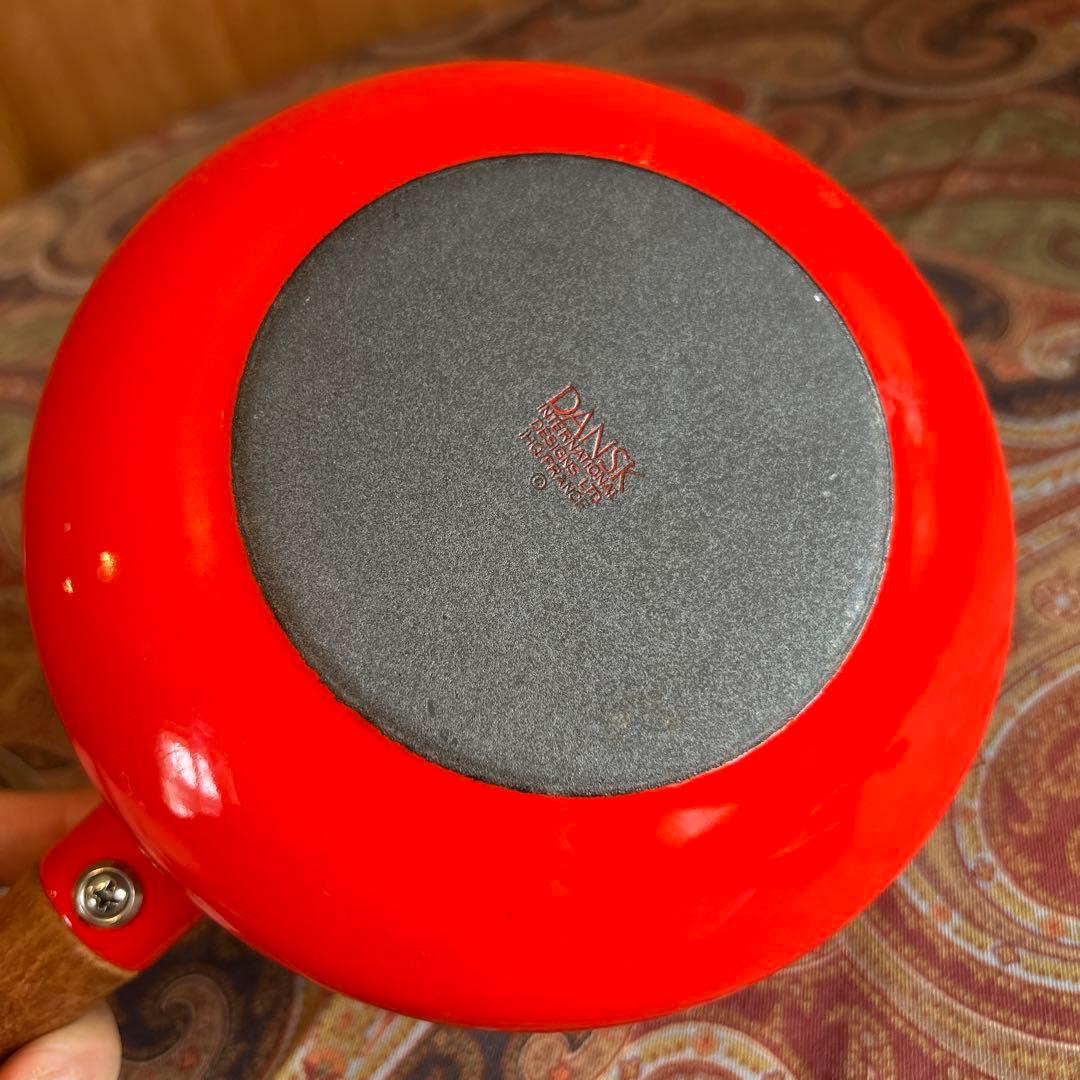 171◆DANSK バターウォーマー　片手深鍋　チリレッド　廃盤品