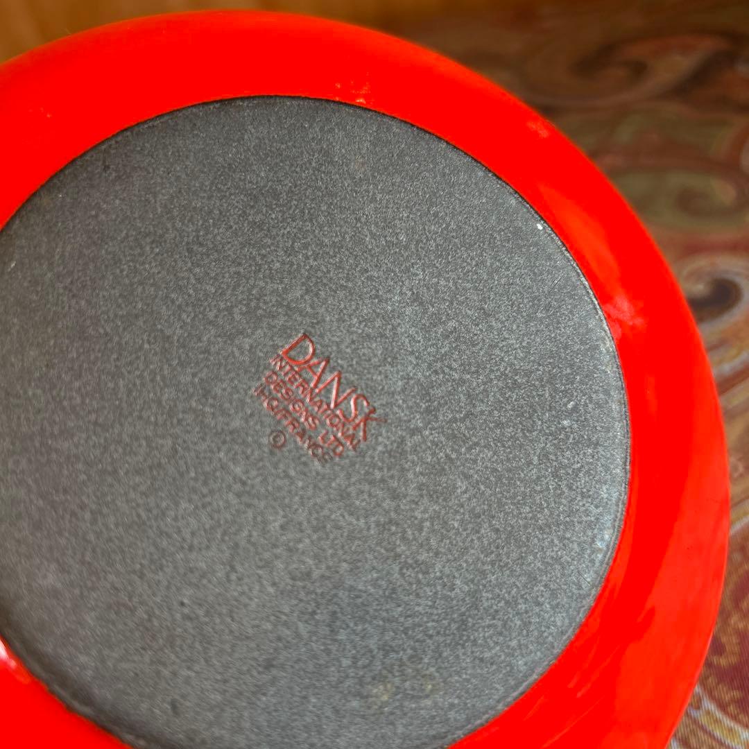 171◆DANSK バターウォーマー　片手深鍋　チリレッド　廃盤品