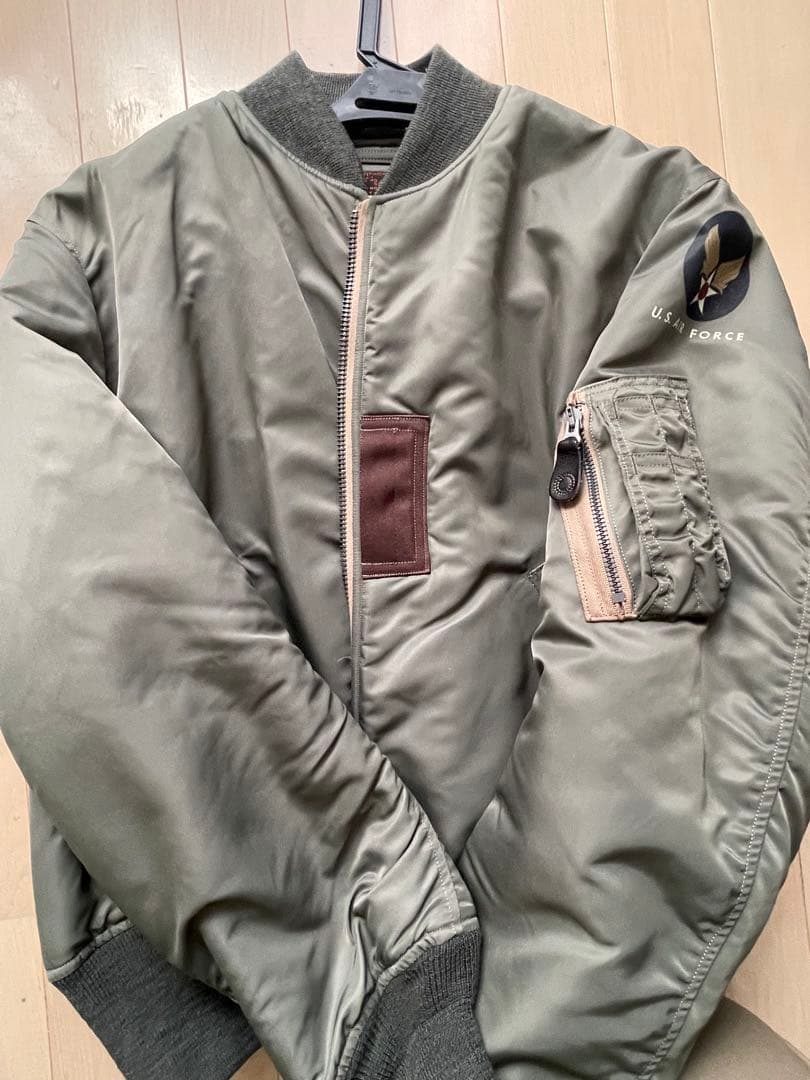 US AIR FORCE MA-1ジャケット オリーブグリーン