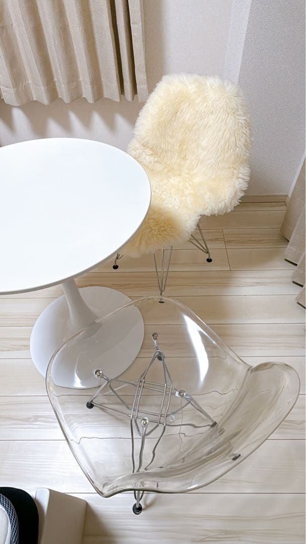 イームズチェア　クリア　2脚　ダイニング