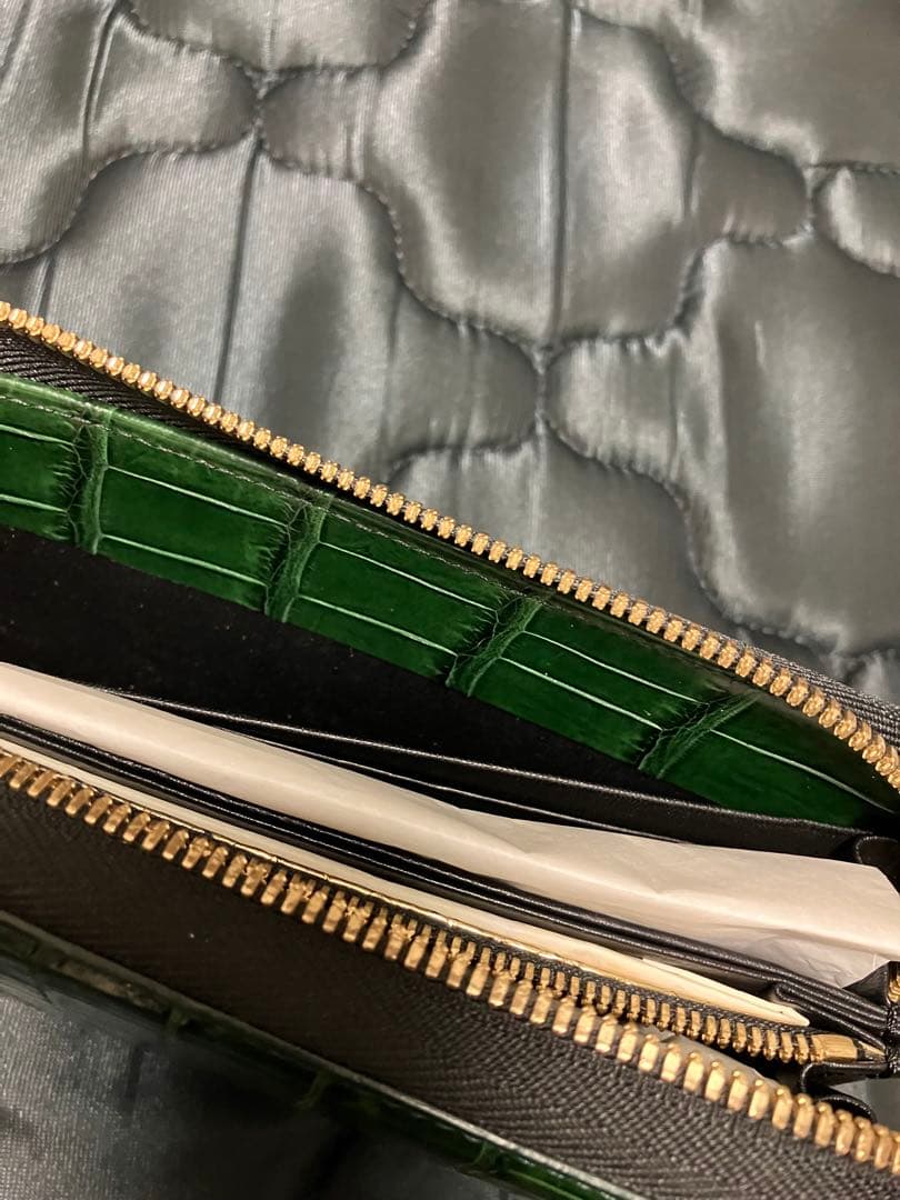 定価25万以上　オーダー待ち　池田工芸 ティラノ クロコダイル ラウンド　長財布