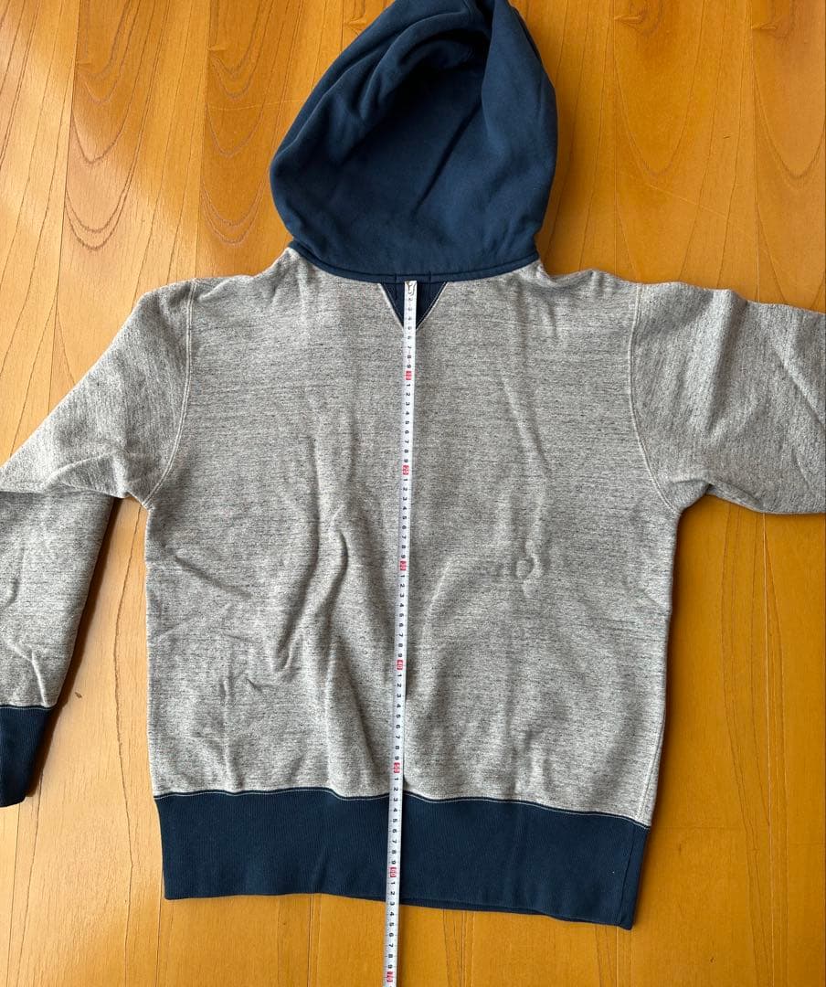 フリーホイーラーズ 両V 後付け ツートン パーカ サイズ42