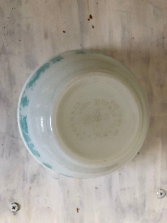 オールドパイレックス バタープリント ボウル3点セット