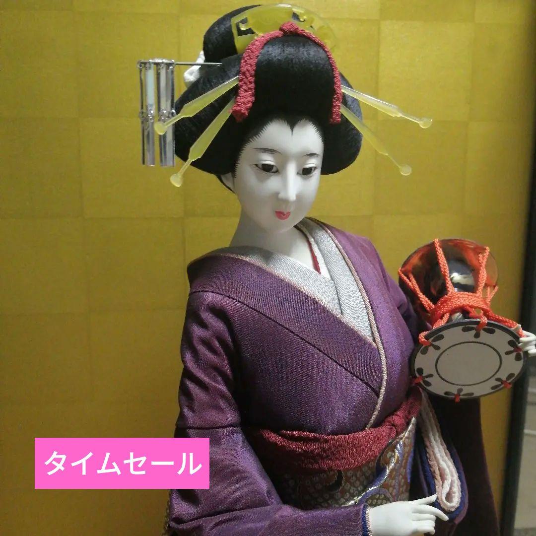 尾山人形　松寿　日本人形　踊り子　和風　着物