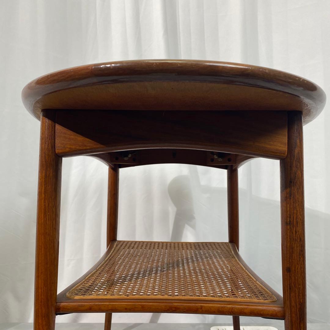 【希少】オールドマルニ センターテーブル 天板：ブビンガ材 脚：カリン材