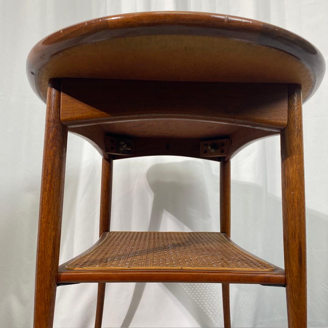 【希少】オールドマルニ センターテーブル 天板：ブビンガ材 脚：カリン材