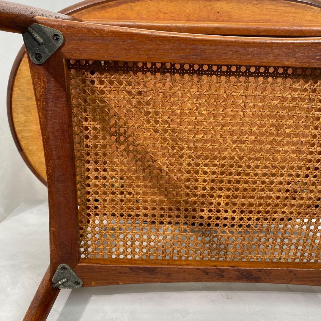 【希少】オールドマルニ センターテーブル 天板：ブビンガ材 脚：カリン材