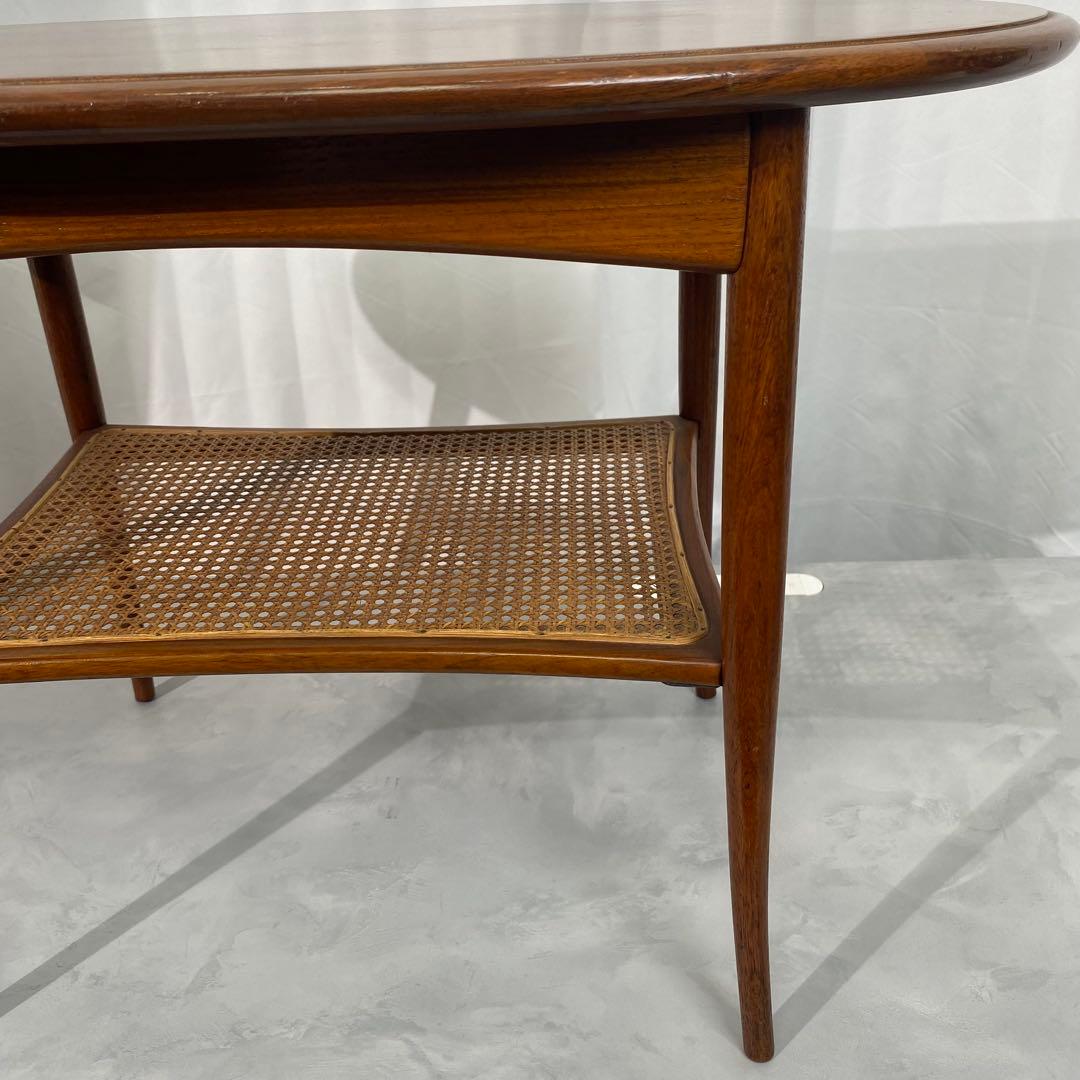 【希少】オールドマルニ センターテーブル 天板：ブビンガ材 脚：カリン材