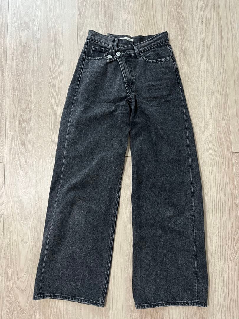 moussy CROSS WAIST WIDE ストレート　サイズ1