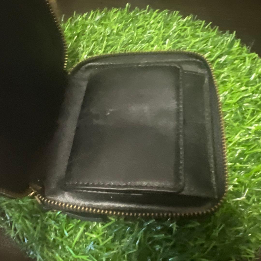 コムデギャルソン　ブラック二つ折り財布　SA2100