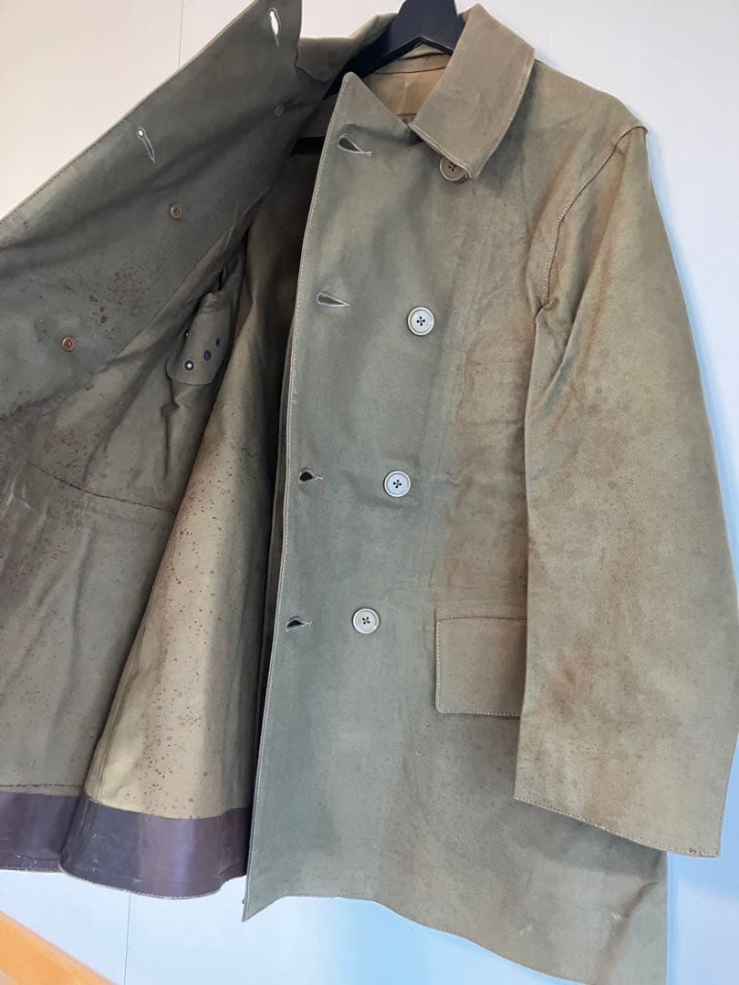 イギリス軍1941モーターサイクルコートゴム引きジャケットマッキントッシュ