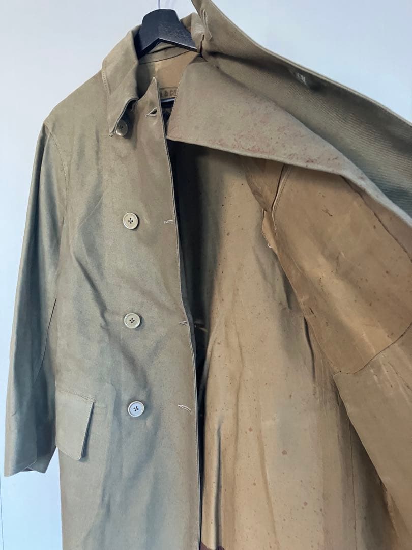 イギリス軍1941モーターサイクルコートゴム引きジャケットマッキントッシュ