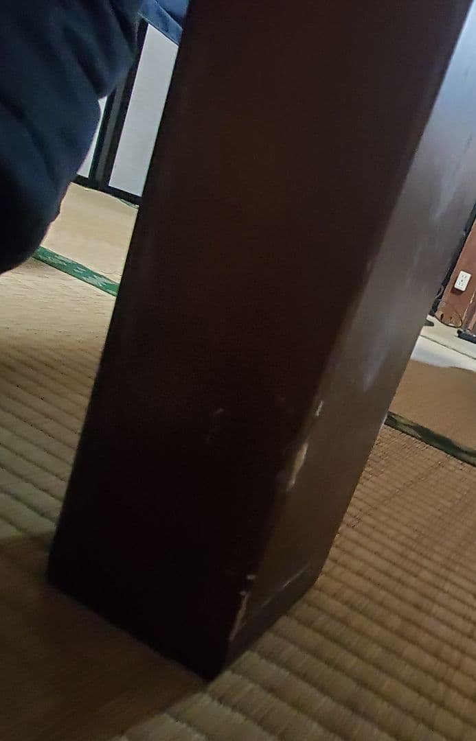 木製ダイニングテーブル 長方形　暖房機能付き