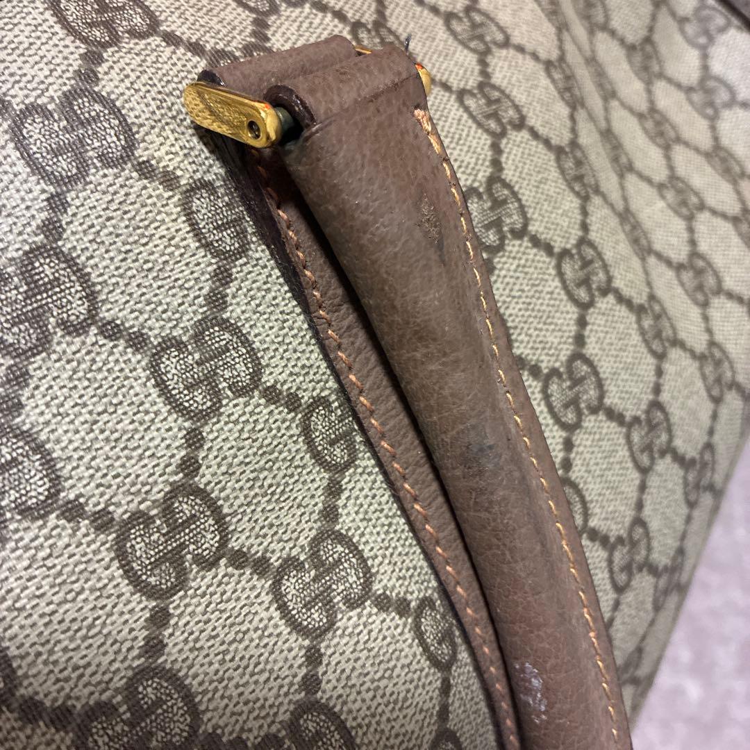 GUCCI GGキャンバス ボストンバッグ