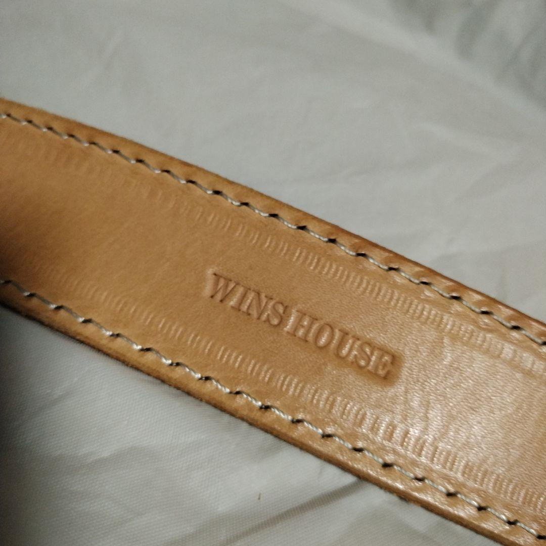 WINS HOUSE 蛇皮 パイソン ベルト バックル付き 32 希少