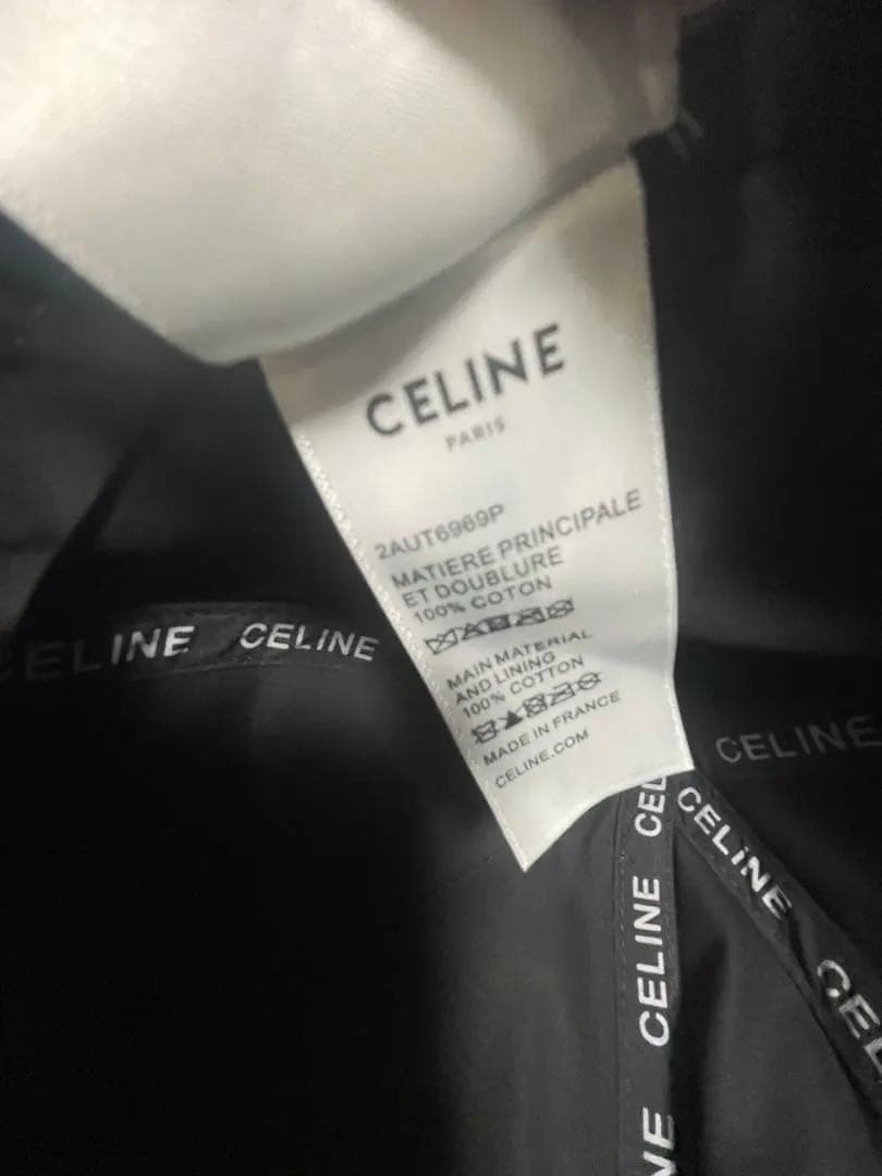 み*き様 CELINE トリオンフ　ブラック ベースボールキャップ Mサイズ