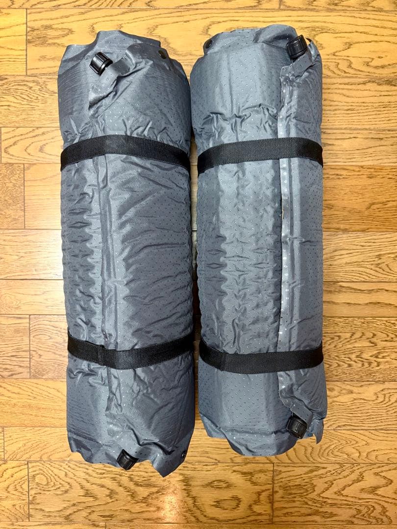 WAQ　インフレータブル式マット　8cm　タン　2枚組　⭐︎補修材付⭐︎