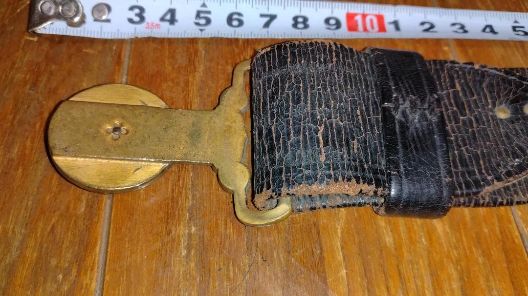 日本海軍　実物　剣帯　士官　刀帯