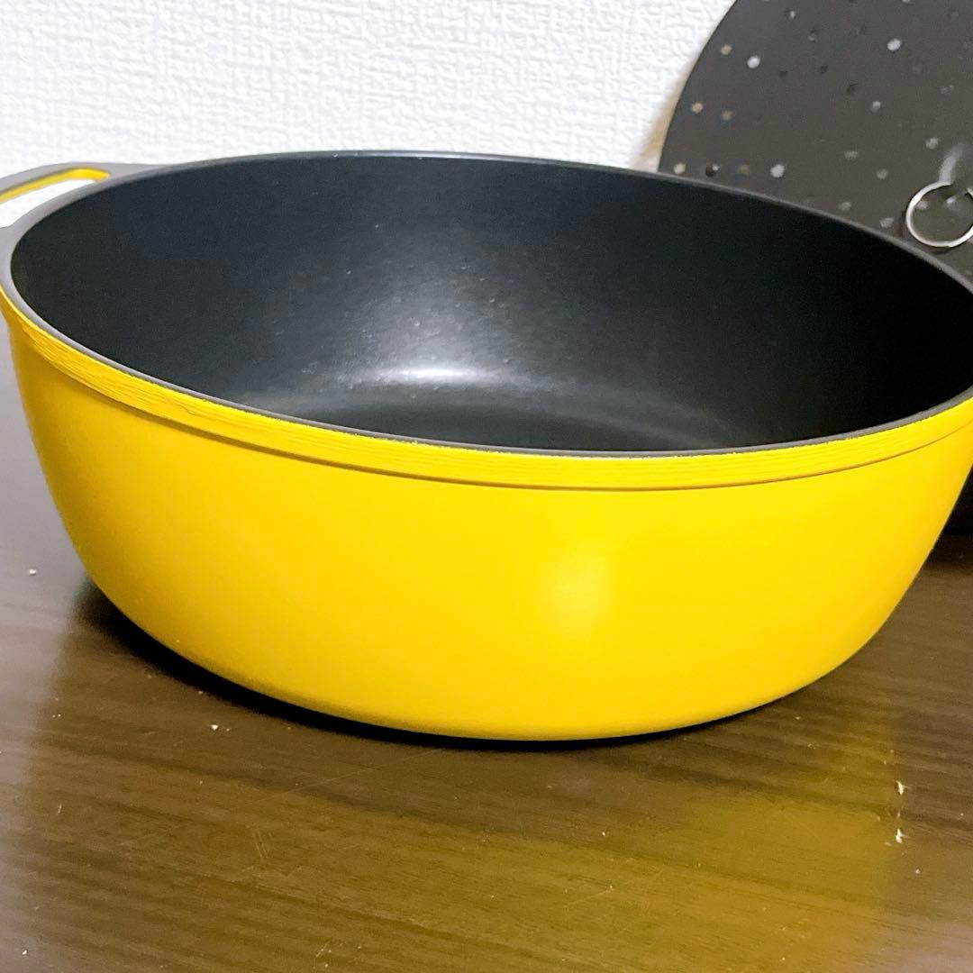 【新品未使用】平野レミの鍋　ドゥ！レミ・パン ※別売の蒸し台付き