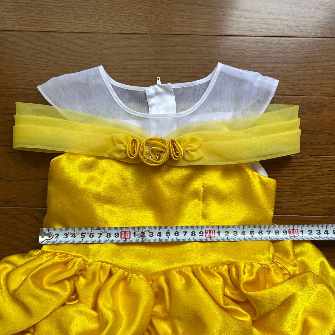 TDRビビディ・バビディ・ブティックのベルの黄色ドレス_サイズ110