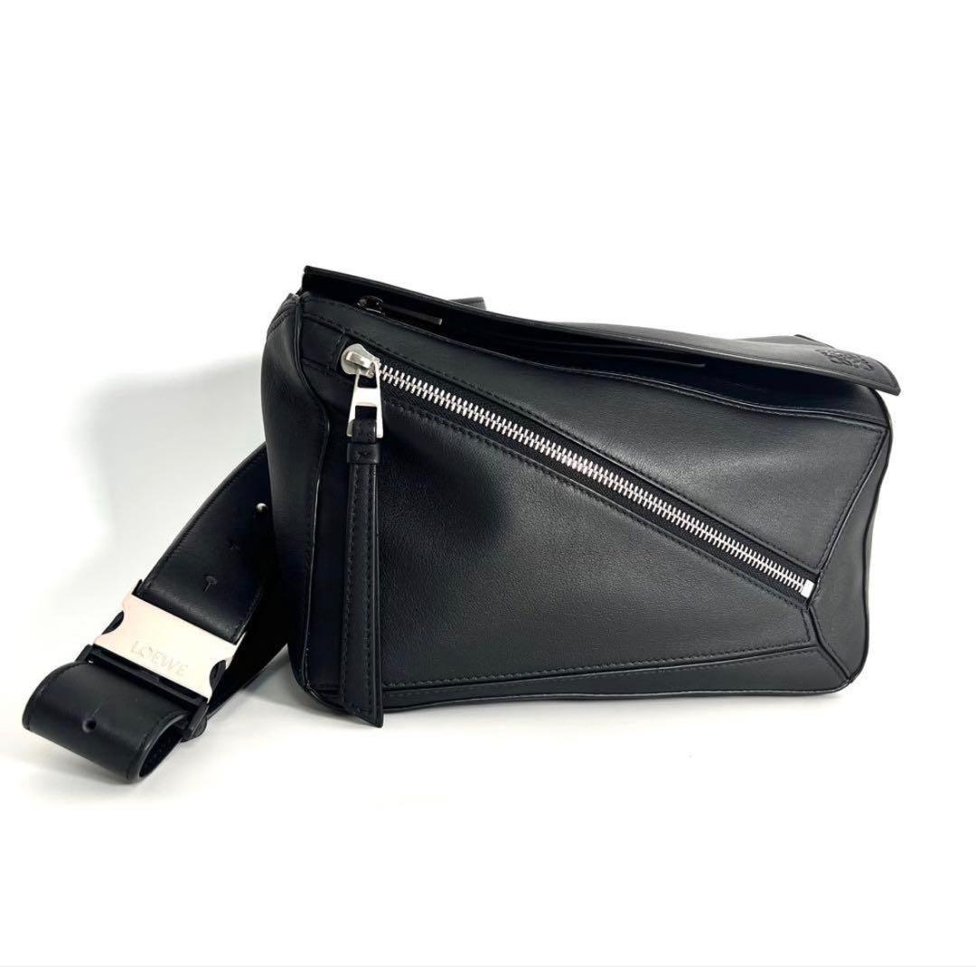 【専用】ロエベ パズル バムバッグ スモール クロスボディ ブラック レザー