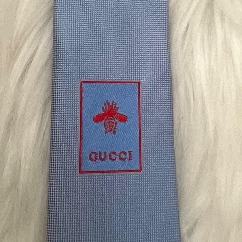 新品✨ GUCCI グッチ　ネクタイ　シルク100％　ショッパー　箱付き