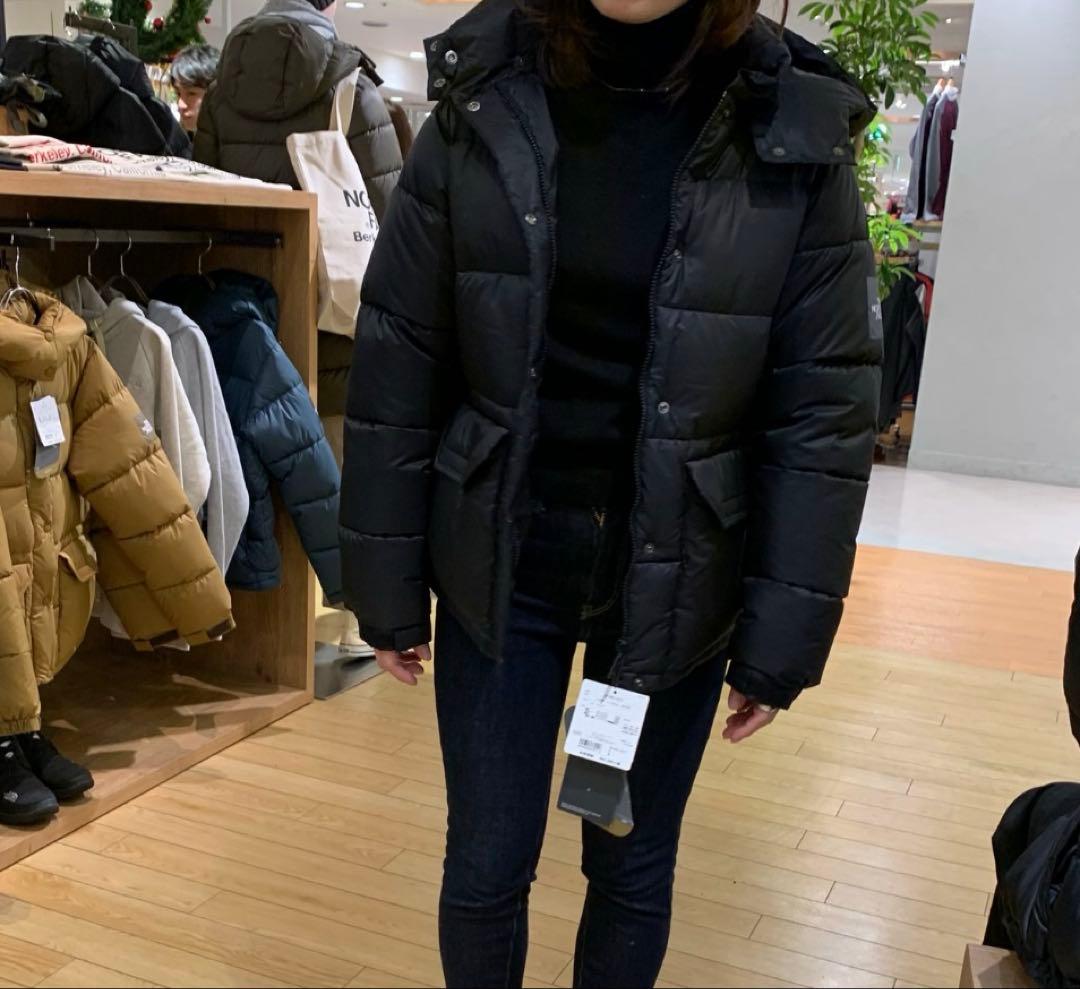 ぽめら　THE NORTH FACEダウン ブラック s 美品