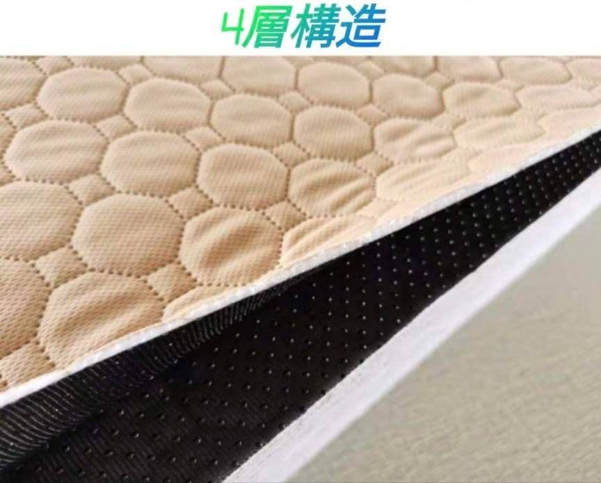 Ｌグレー シート トイレ　洗える　ペット　犬　猫　吸水　マット　2枚