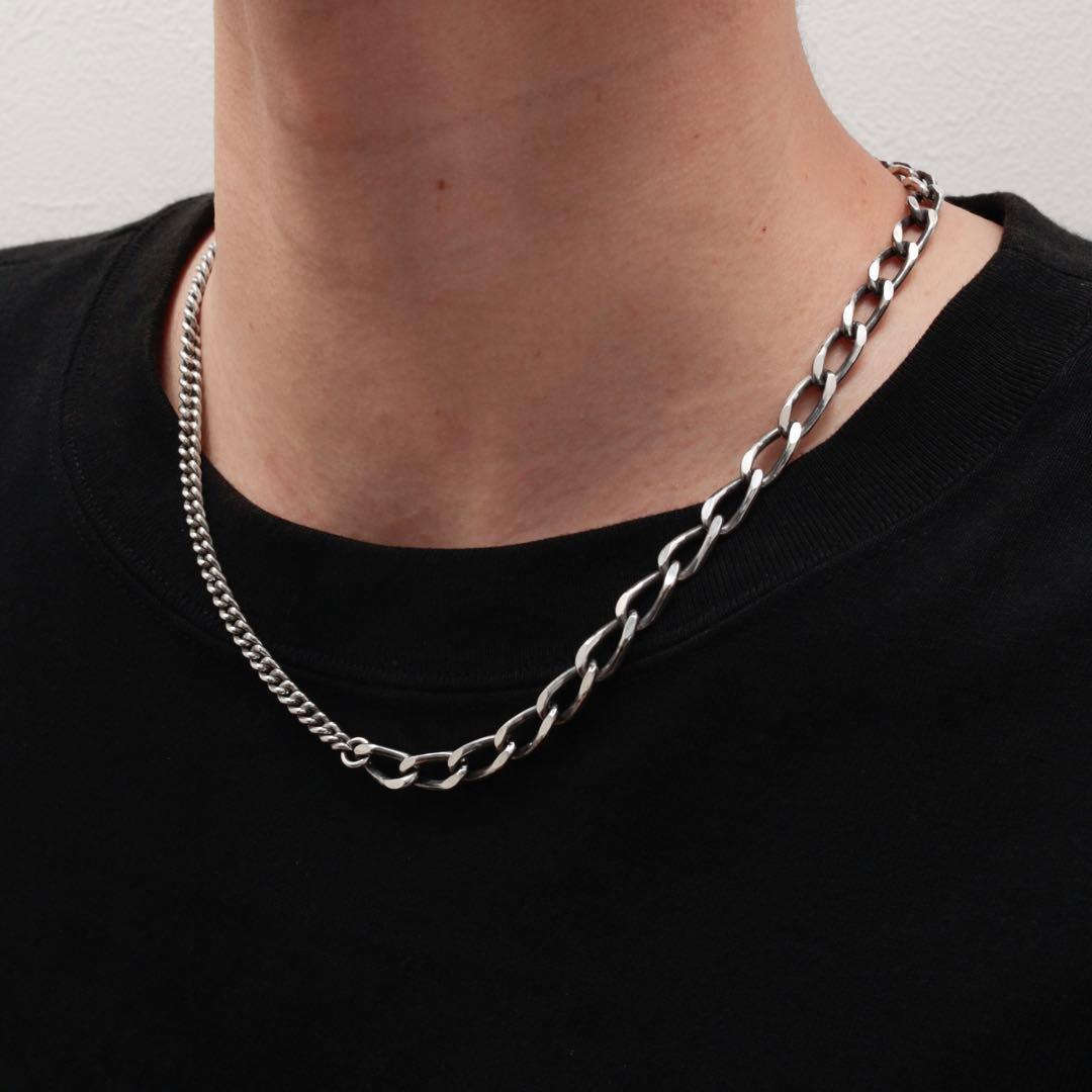 チ*ー様 【新品】S925 喜平アシンメトリーネックレス nobu ikeguc