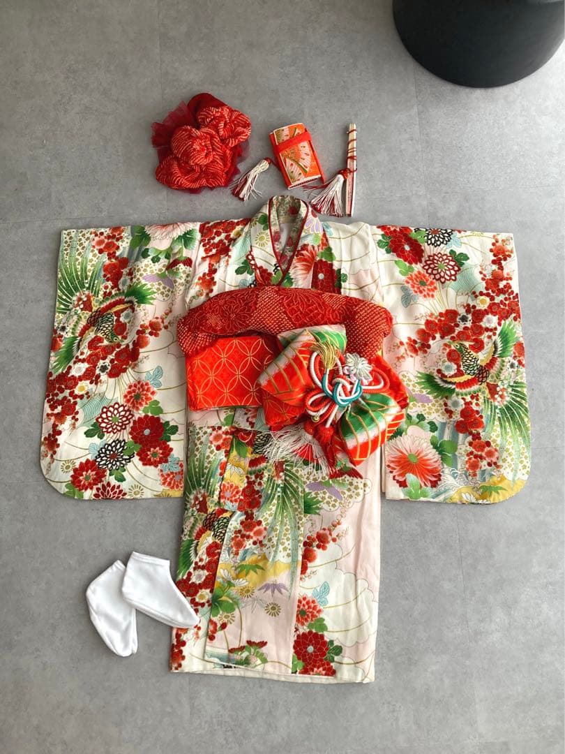 ３歳　七五三　着物セット　帯　女の子