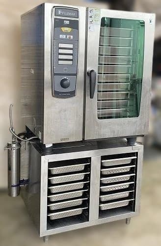 フジマック 業務用電気式コンビオーブン FSCC101 スチコン トレー・架台付