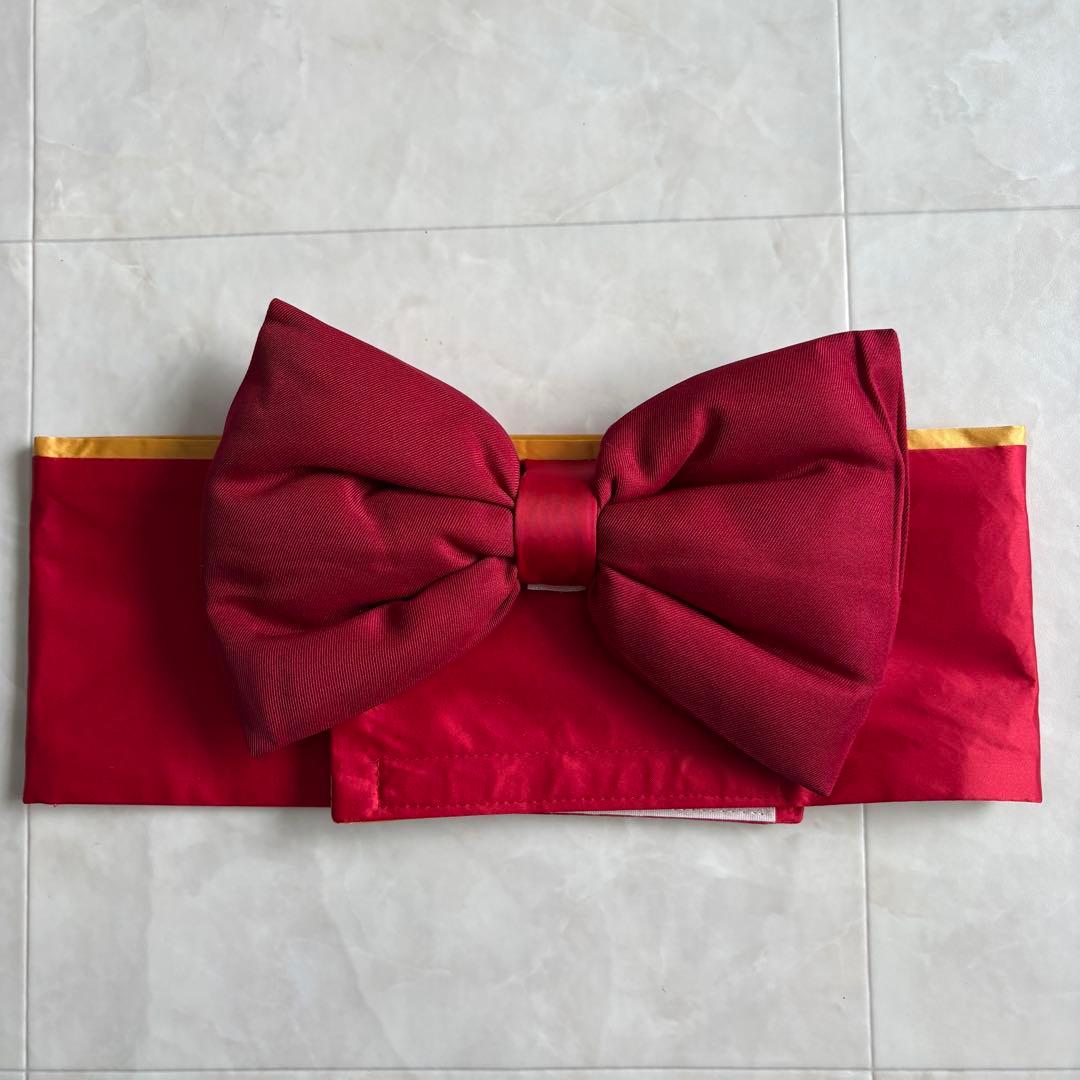 美品✨ キャサリンコテージ 簡単袴セット 矢絣柄 紫×赤 160 刺繍 卒業式