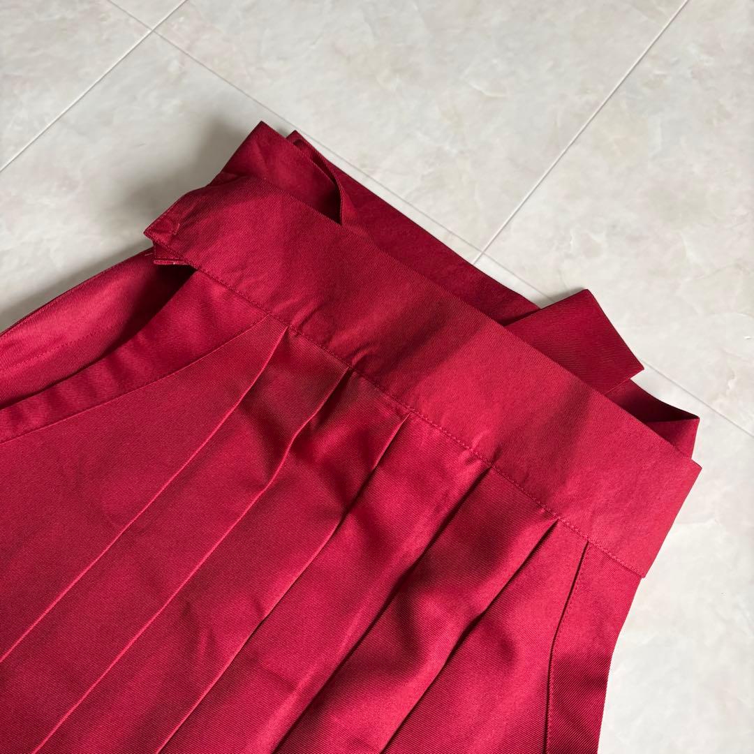 美品✨ キャサリンコテージ 簡単袴セット 矢絣柄 紫×赤 160 刺繍 卒業式