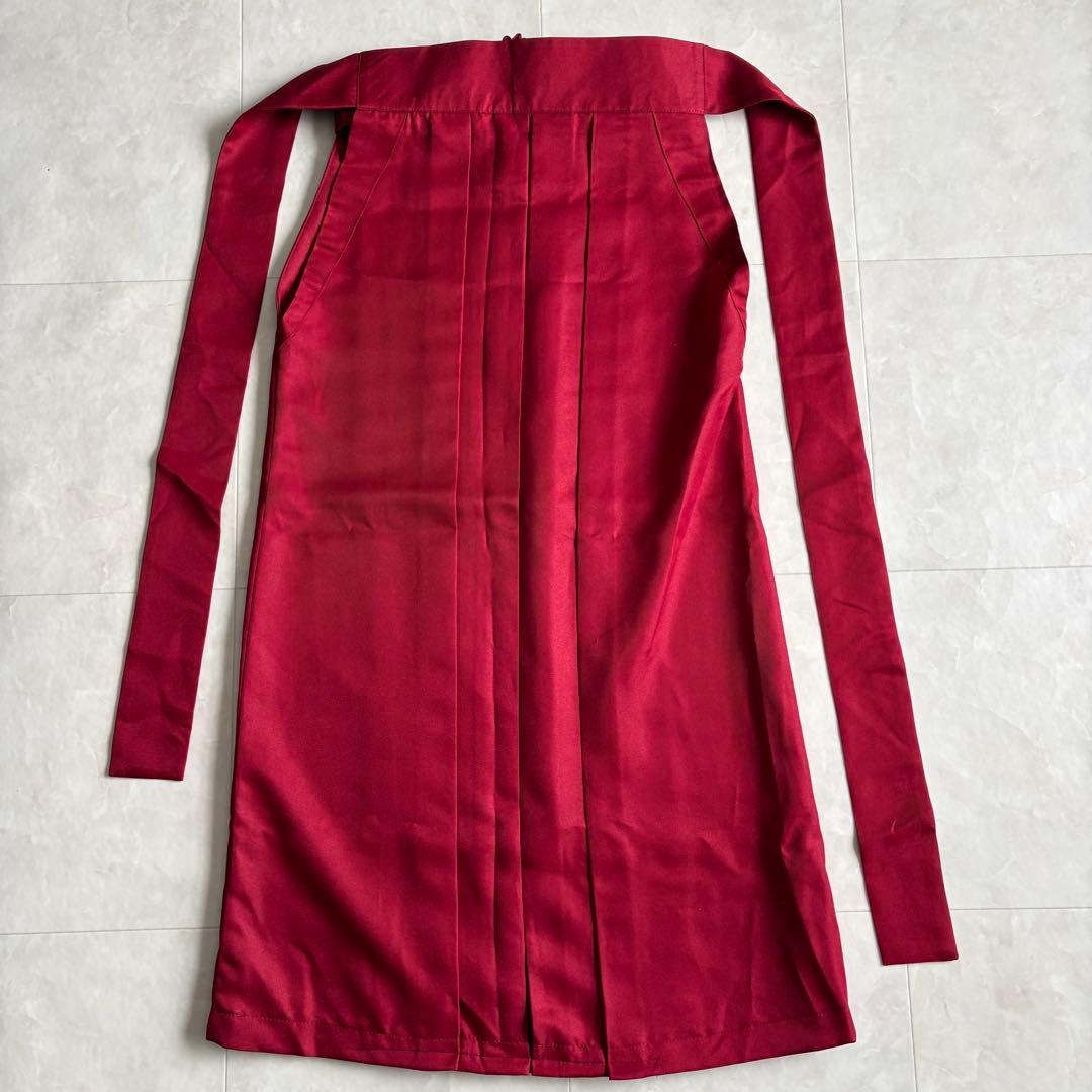 美品✨ キャサリンコテージ 簡単袴セット 矢絣柄 紫×赤 160 刺繍 卒業式