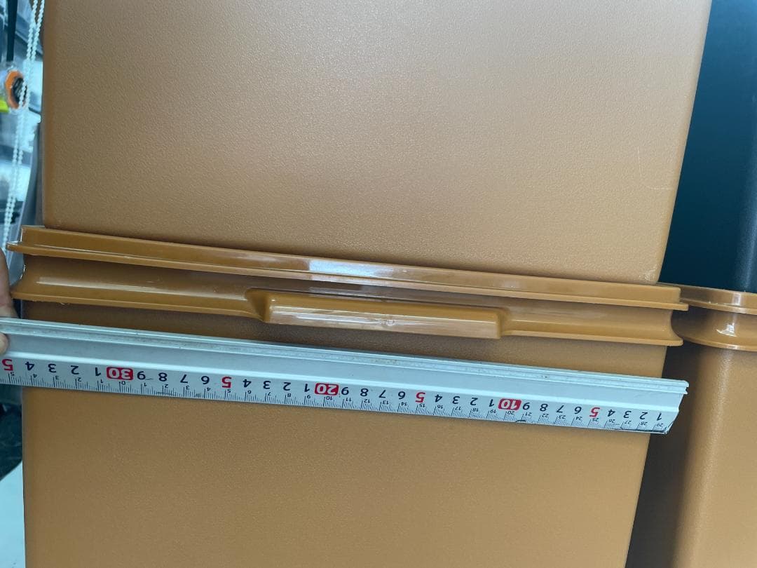 ウルトラディープ　スーパーケース　タッパーウェア　茶3黒1 06c06